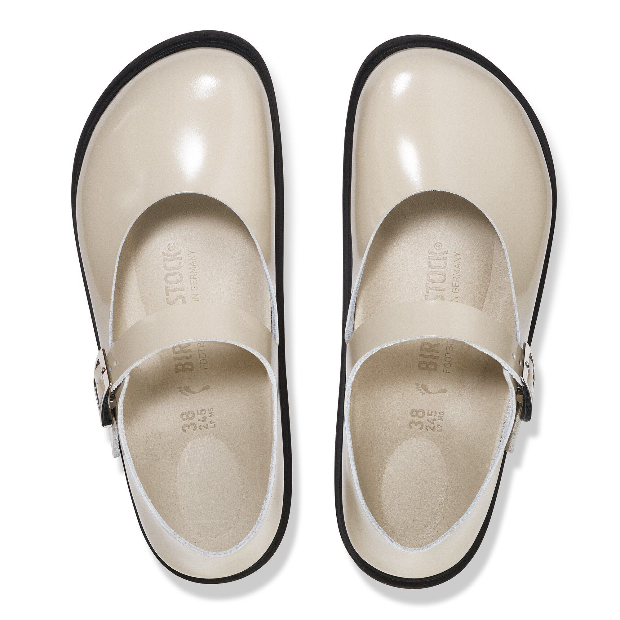 Mantova Cup Sole Natural Leather Patent