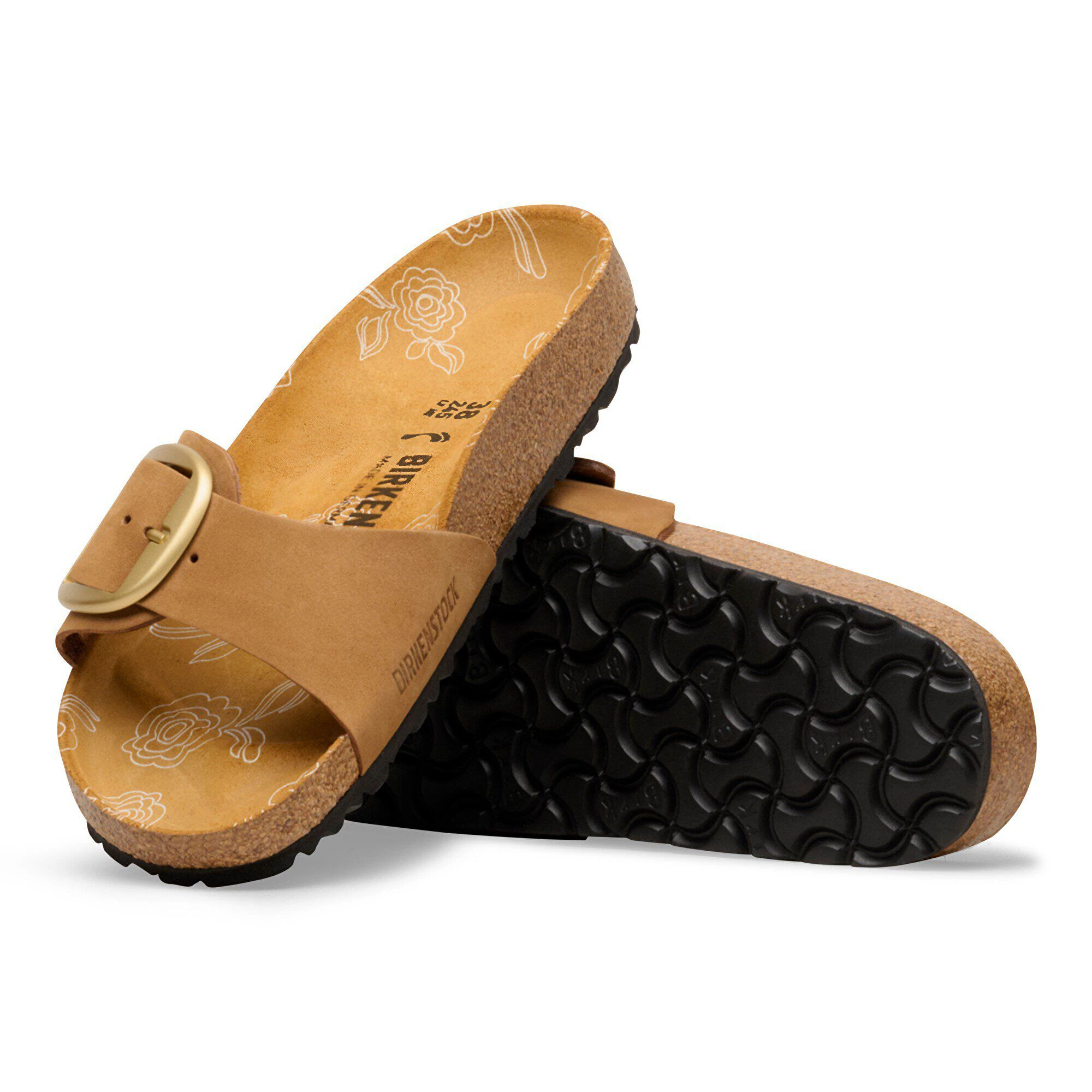 Madrid Big Buckle Nubuck Leather